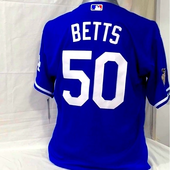 lol Los Angeles Dodgers #50 Betts World Seies Nike Jersey - Picture 2 of 8